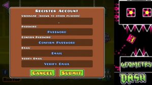 Как Cоздать Аккаунт в Geometry Dash | Туториал