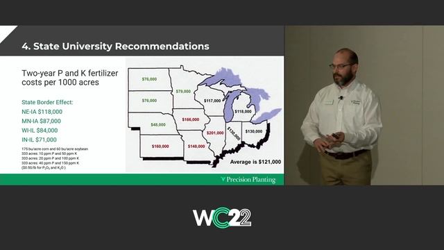 Внесение удобрений  Precision Planting Winter Conference 2022