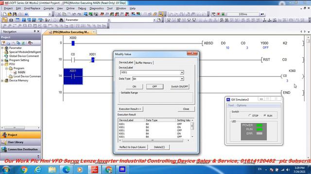 0 to 360° Rotation Angle Signal Create, Mitsubishi Plc Programming, GX-Works2 смотреть онлайн
