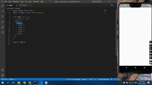 Tutorial#3 | View Component |react native view component | react native components tutorial смотреть онлайн
