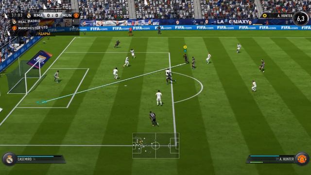 FIFA 18 ALEX HUNTER!!! ИГРА С РЕАЛОМ И 1 ХЕТ ТРИК ХАНТЕРА #2 смотреть онлайн
