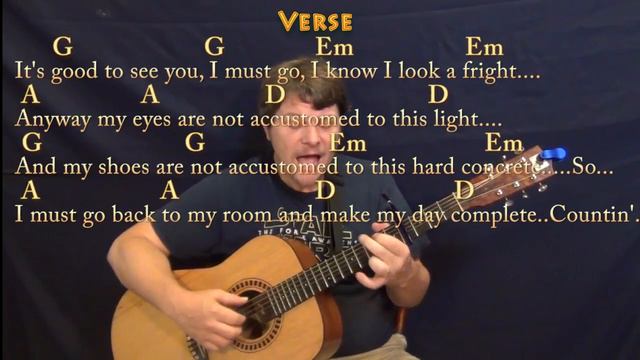 Flowers on the Wall (Statler Brothers) Fingerstyle Guitar Cover Lesson with Chords/Lyrics - Capo 4t смотреть онлайн