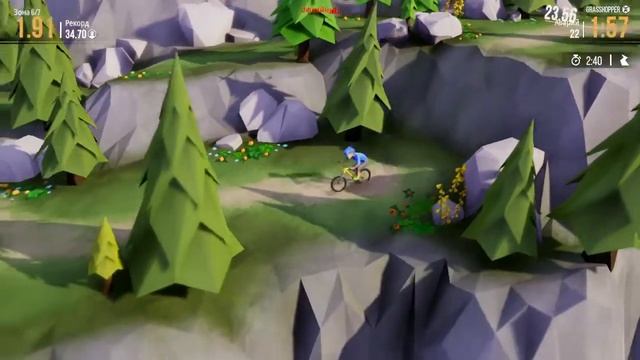 Забыл включить МИКРО! Одинокая гора! Прохождение игры Lonely Mountains Downhill #2 смотреть онлайн