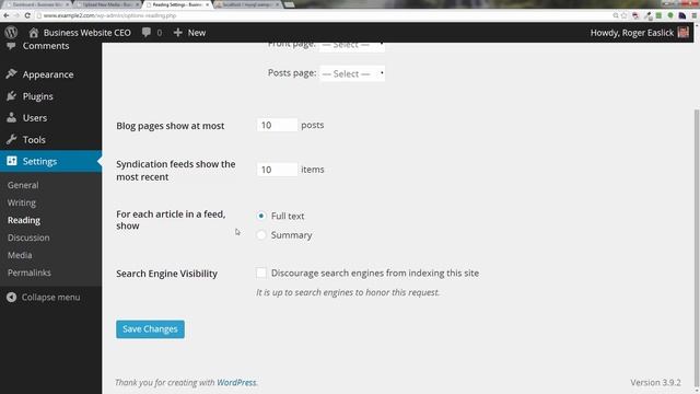 WordPress for Beginners #11 - WordPress Settings смотреть онлайн