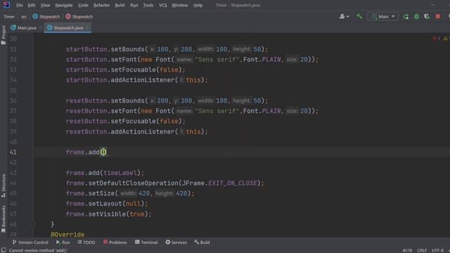 Java Stopwatch || Code Else смотреть онлайн