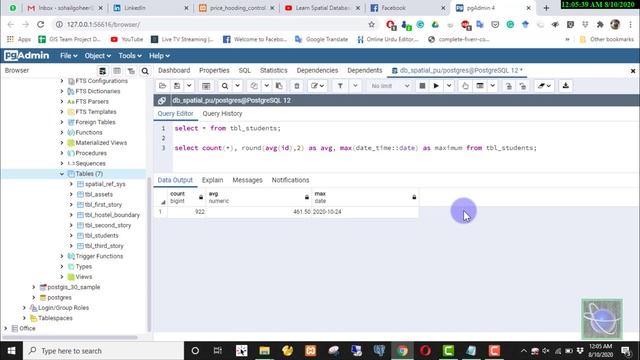 Aggregate functions and the GROUP BY clause | Learn Spatial DB with PostGIS, QGIS | Urdu/Hindi | #9 смотреть онлайн