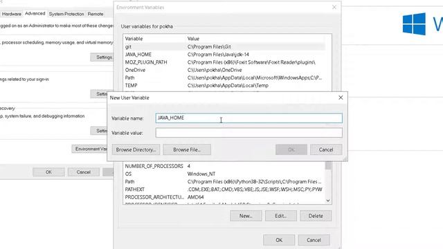 How to Setup JAVA JDK Runtime Environment on Windows 10? смотреть онлайн