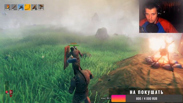 СКАНДИНАВСКИЙ ВЕЧЕР В Valheim ВЫЖИВАЕМ И СТРОИМ ЛУЧШУЮ БАЗУ ЗА 100 ДНЕЙ смотреть онлайн
