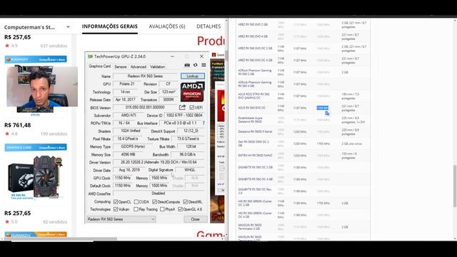 RX 560 4GB?Entenda Porque Essa PLACA DE VÍDEO Pode Ser A Melhor OPÇÃO Do AliExpress HOJE! AGORA SIM смотреть онлайн