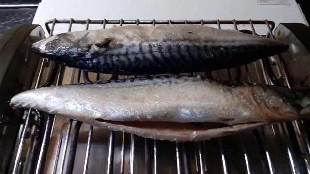 Готовим вкусную скумбрию на гриле!!! смотреть онлайн