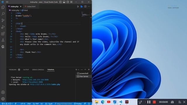 How to fix: PHP ERROR Could not find PHP executable | How to run PHP with Live Server in VS Code смотреть онлайн