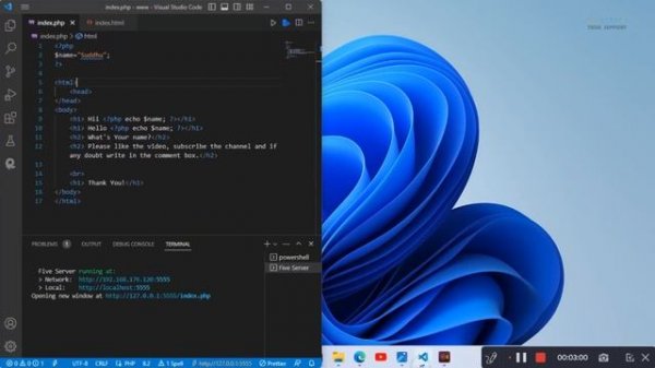 How to fix: PHP ERROR Could not find PHP executable | How to run PHP with  Live Server in VS Code