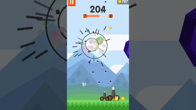 Ball Blast Cannon blitz mania | lever 7 #shorts #games #gaming #trending смотреть онлайн