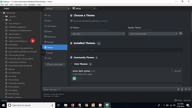 5. Complete Python Basics for Automation-What is Atom Editor for Python смотреть онлайн