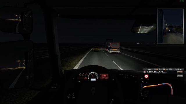 Катаюсь с музыкой в Euro Truck Simulator 2 смотреть онлайн