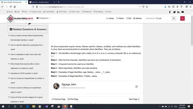 How to define java Variables смотреть онлайн