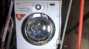 LG Direct Drive F1222TD Washing Machine : Cotton 40'c