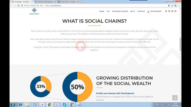 SocialChains - социальная сеть, управляемая только пользователями смотреть онлайн