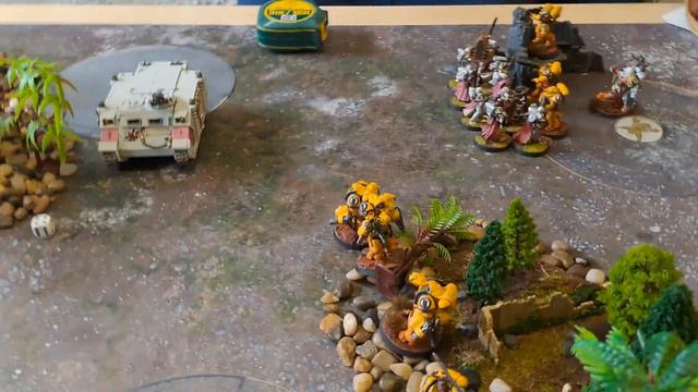 Warhammer 40,000 Battle Report : Combat Patrol Adepta Sororitas Vs Imperial Fists