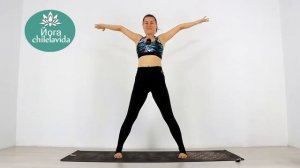 ВИНЬЯСА ЙОГА ВСЕ ТЕЛО -  СКРУТКИ йога - РАСТЯЖКА задней поверхности бедра - Йога chilelavida