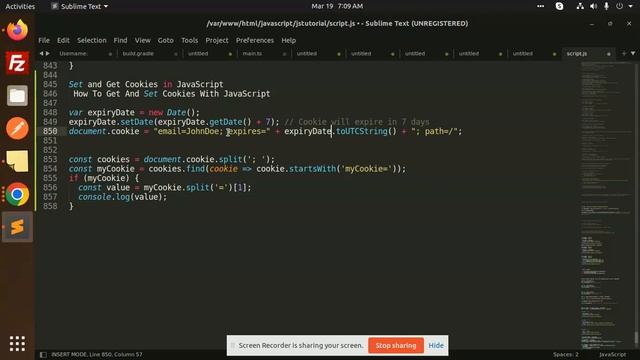 Set and Get Cookies in JavaScript | How To Get And Set Cookies With JavaScript смотреть онлайн