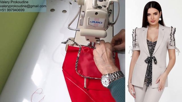 пошив жакета confección de chaqueta #курсы кройки и шитья #diseño de modas смотреть онлайн