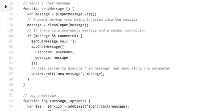 Express.js, Socket.io: демо-чат смотреть онлайн
