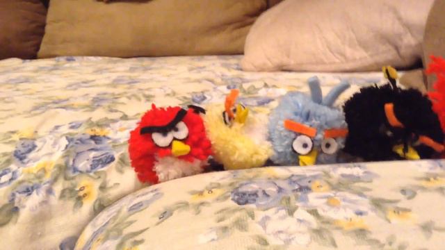 Angry birds plush toys collection ! (Even includes angry birds epic music.) смотреть онлайн