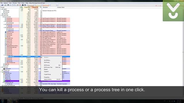 Process Explorer - Monitor Running Tasks And Processes - Download Video Previews