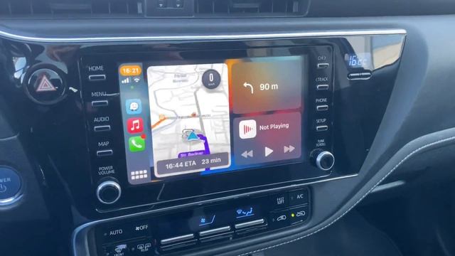 Toyota Auris 2015-2019 CarPlay, Android Auto.