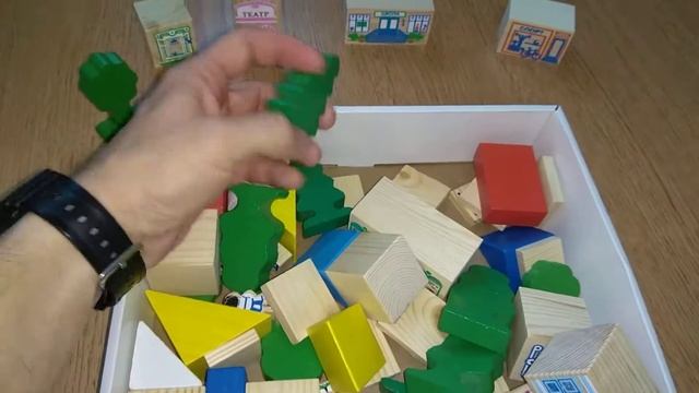 Деревянные игрушки, набор веселый городок, томик смотреть онлайн