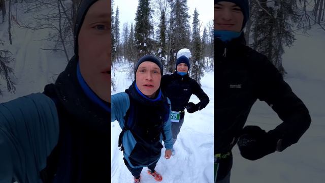 Зимний горный забег "Aurora Trail" в г.Кандалакша #трейлраннинг смотреть онлайн