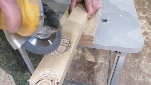 Диск по дереву на болгарку