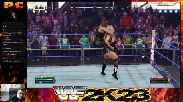 Обзор игры WWE 2K23! Рассматриваем все режимы боев. И стараемся побеждать. Стрим/Stream Пк/Pc №1
