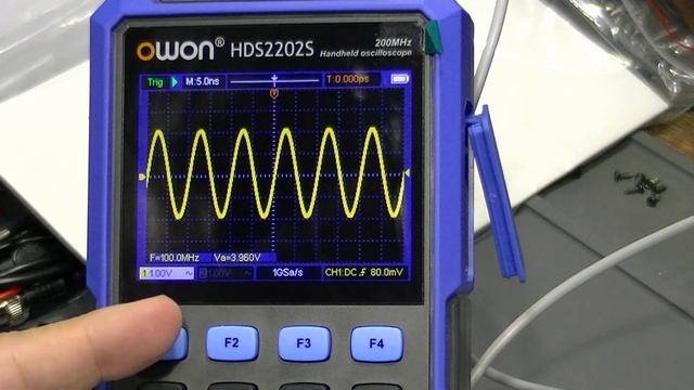 SUPER TOP osciloscópio de 200MHz! Owon HDS2202S - 2ch - 1GSa/s + Gerador de funções + Multímetro! смотреть онлайн