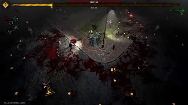 Zombie Apocalypse Shooter but it’s Vampire Survivors Style in Yet Another Zombie Survivors смотреть онлайн