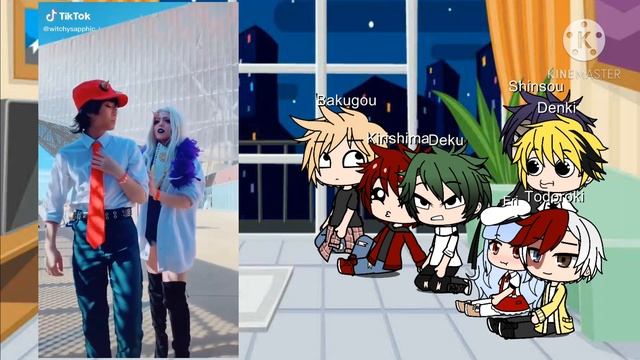 ~Mha Reacts~Hero AU Reacts to Villain AU tik toks~2/2 смотреть онлайн