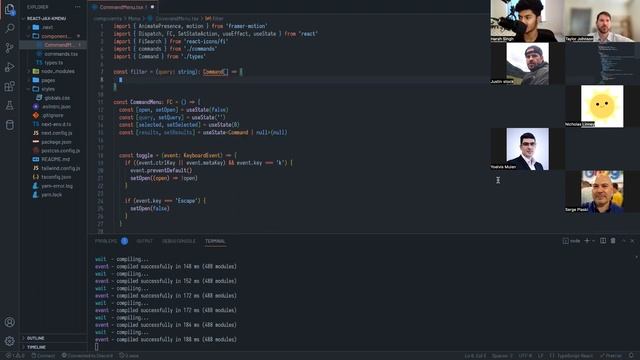 React Jax - Accessible Command Menu With React, TailwindCSS & Framer Motion - Harsh Singh (Aug 2022