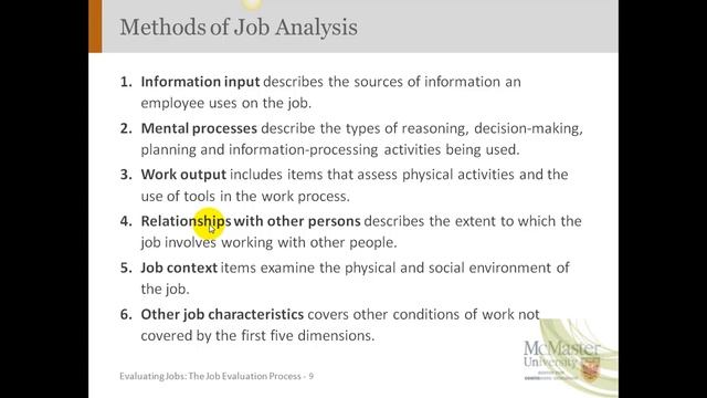 Chapter 7: Part 1 - Job Evaluation Methods and Identifying Job Families смотреть онлайн