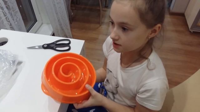 Miss ski. Распаковка миски для собаки с Aliexpress смотреть онлайн