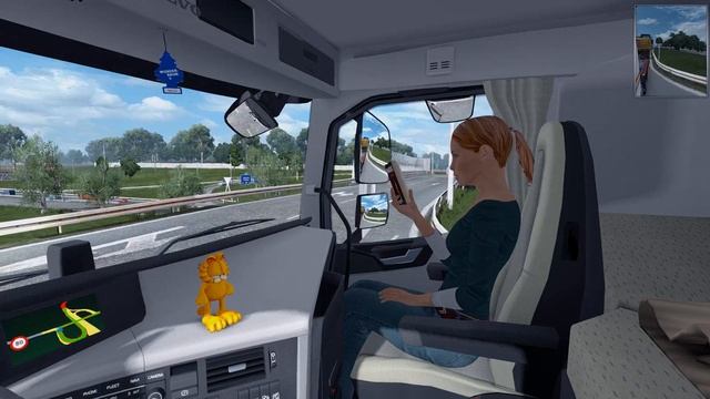 ETS 2 1.25 [open beta] Volvo FH Amsterdam - Duisburg смотреть онлайн