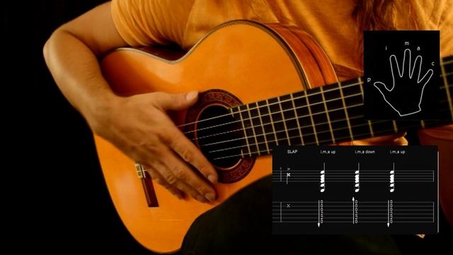 Rumba Flamenca Solo Guitar - lesson with tabs смотреть онлайн