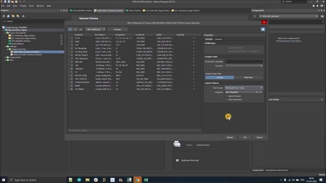 Altium Designer Tips #21: Create BOM (Bill Of Material) In Altium