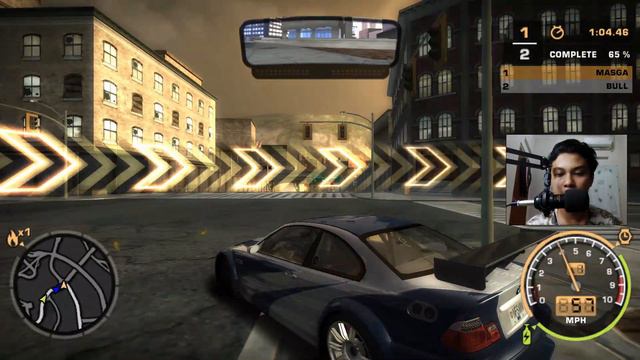 Need For Speed Most Wanted 2005 - First Mission BMW M3 GTR E46 (GamePlay) смотреть онлайн