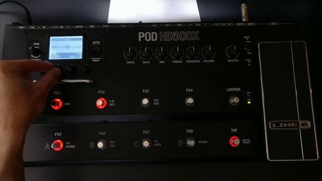 Setting Up A BASIC PEDALBOARD On The Line 6 POD HD500x