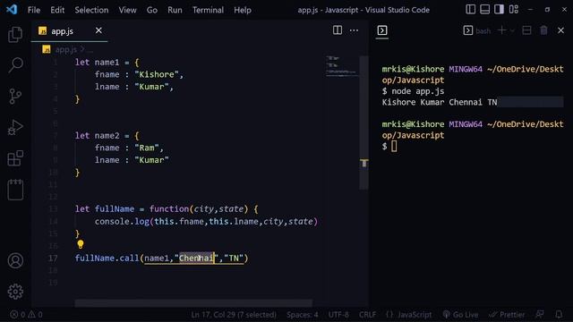 #38 Call, Apply and Bind in Javascript | JavaScript Course in Tamil (தமிழில்) | M R Kishore Kumar смотреть онлайн
