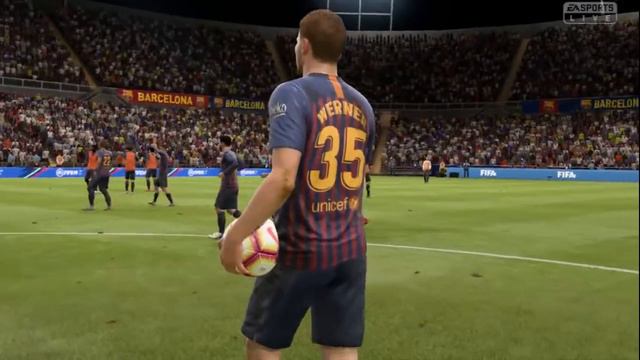 FIFA 19 # Карьера Тренера за FC BARCELONA # WERNER вписался покером! # 4 смотреть онлайн