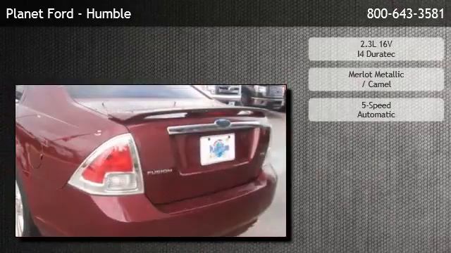 2007 Ford Fusion Sedan I4 SEL FWD - Spring смотреть онлайн