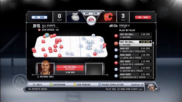 NHL 12 - (Be a GM) Madison Hounds Games 6-11 Sim смотреть онлайн