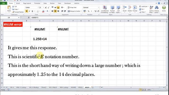 Excel #NUM! Error смотреть онлайн